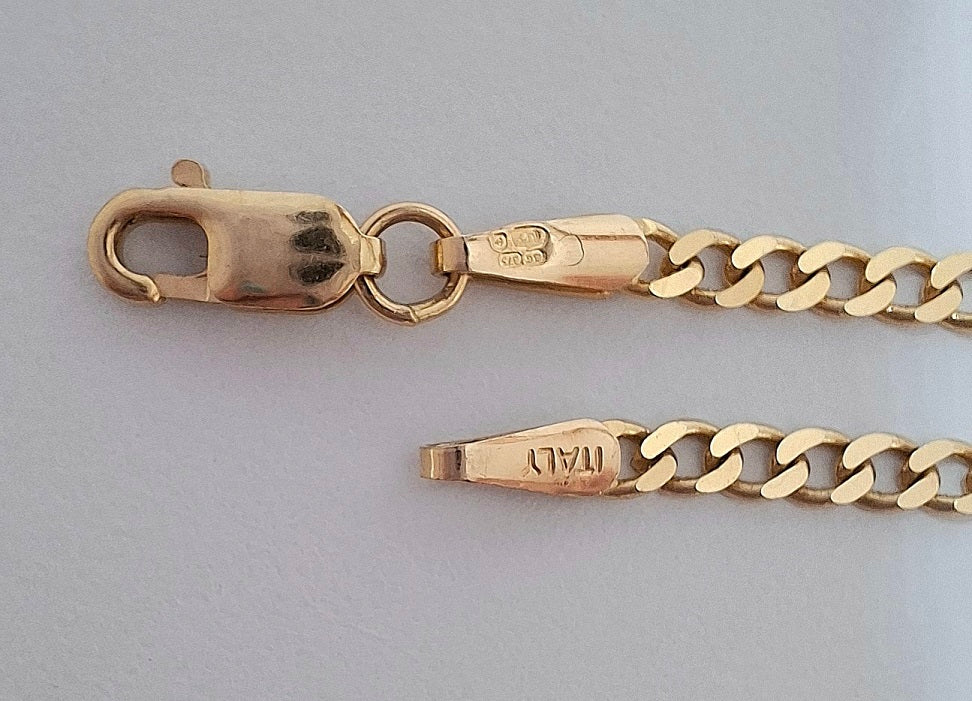 9 Carat Gold Chain and Cross