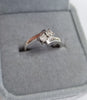 18ct White Gold Diamond Ring Size M1/2 0.25ct
