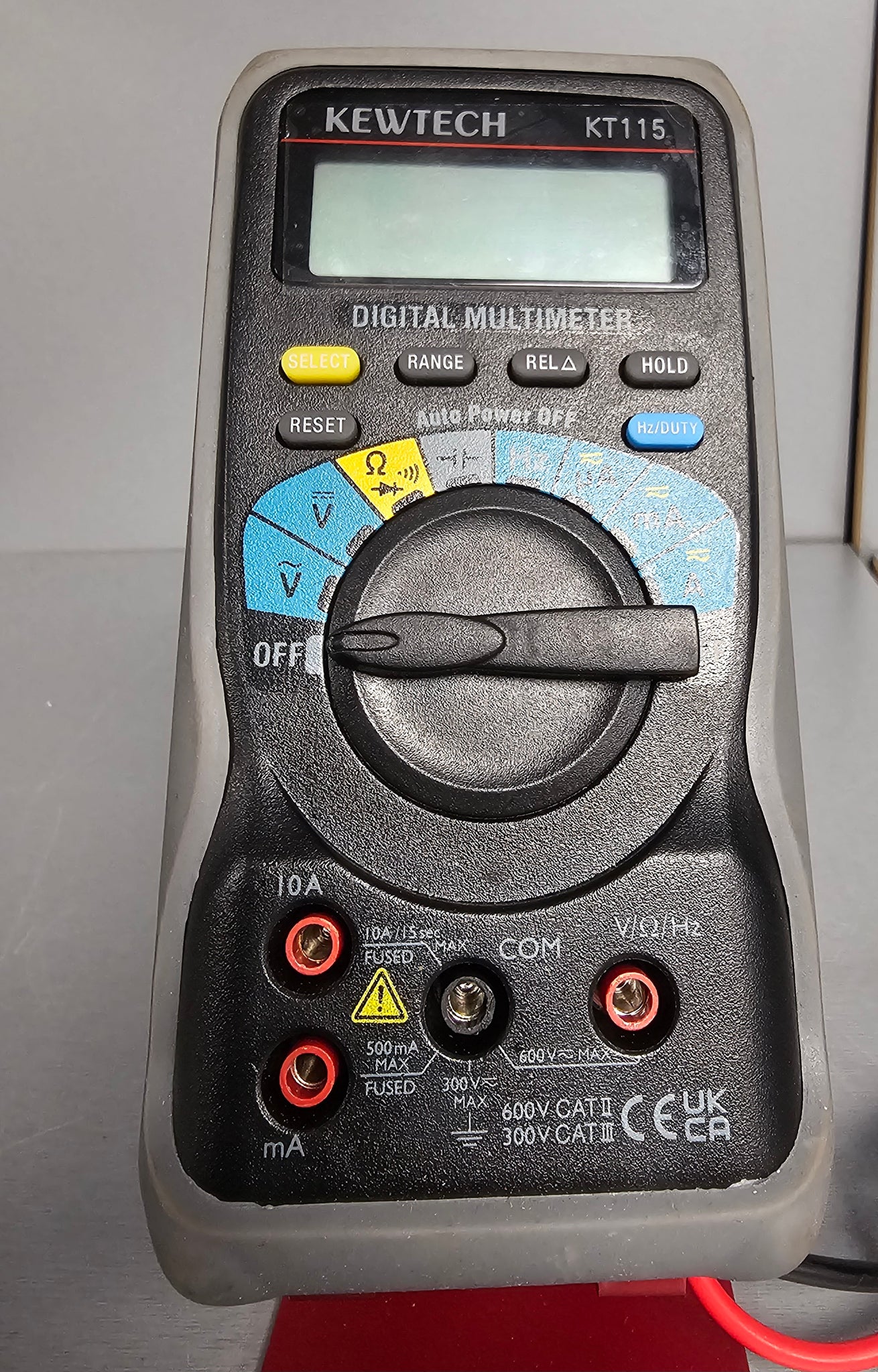 Kewtech KT115 Digital 600V & 10A AC/DC Multimeter | KT115 **Collection Only**