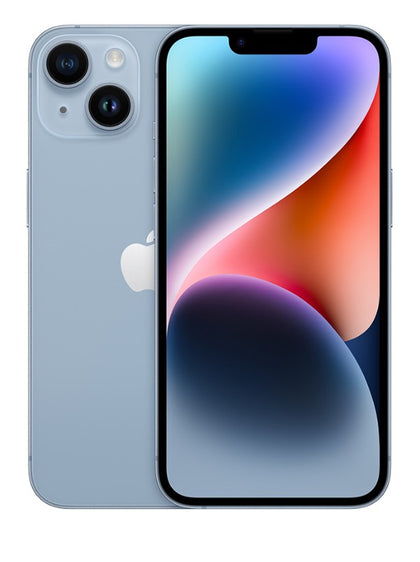Apple iPhone 14 blue 100% battery