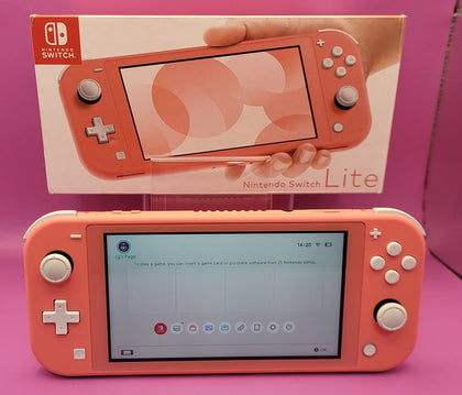 Nintendo Switch Lite Console - 32GB - Coral Pink - Boxed