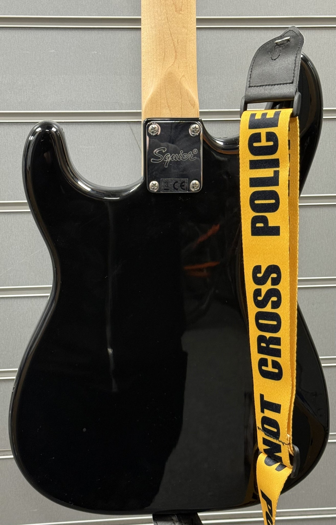 ** Collection Only ** Squier by Fender Stratocaster Electric Guitar, Laurel Fingerboard, White Pickguard, Black