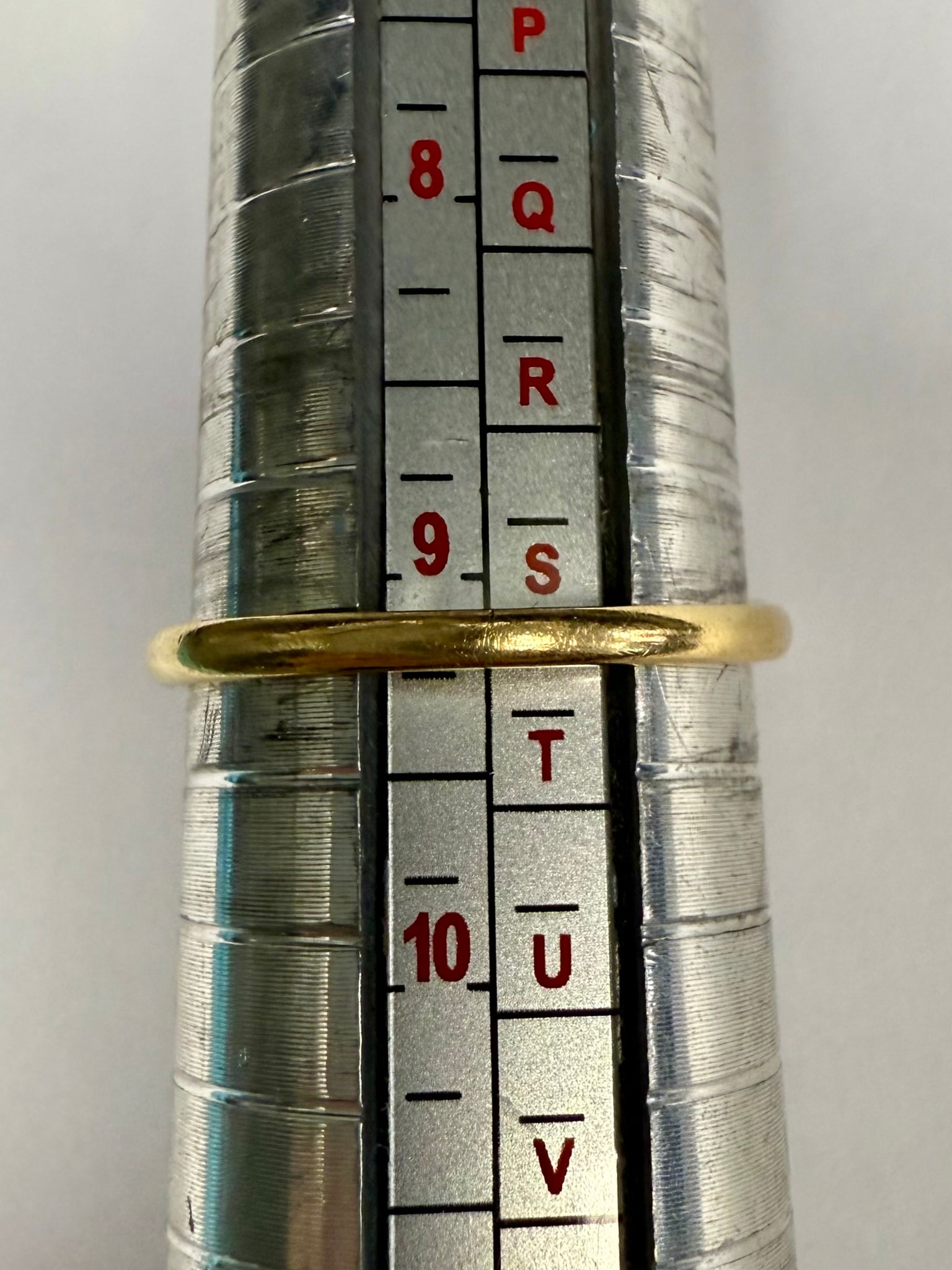 18ct Gold and Platinum Diamond Ring Size S