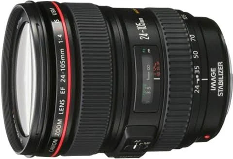 Canon EF 24-105mm f/4L IS USM Black Lens
