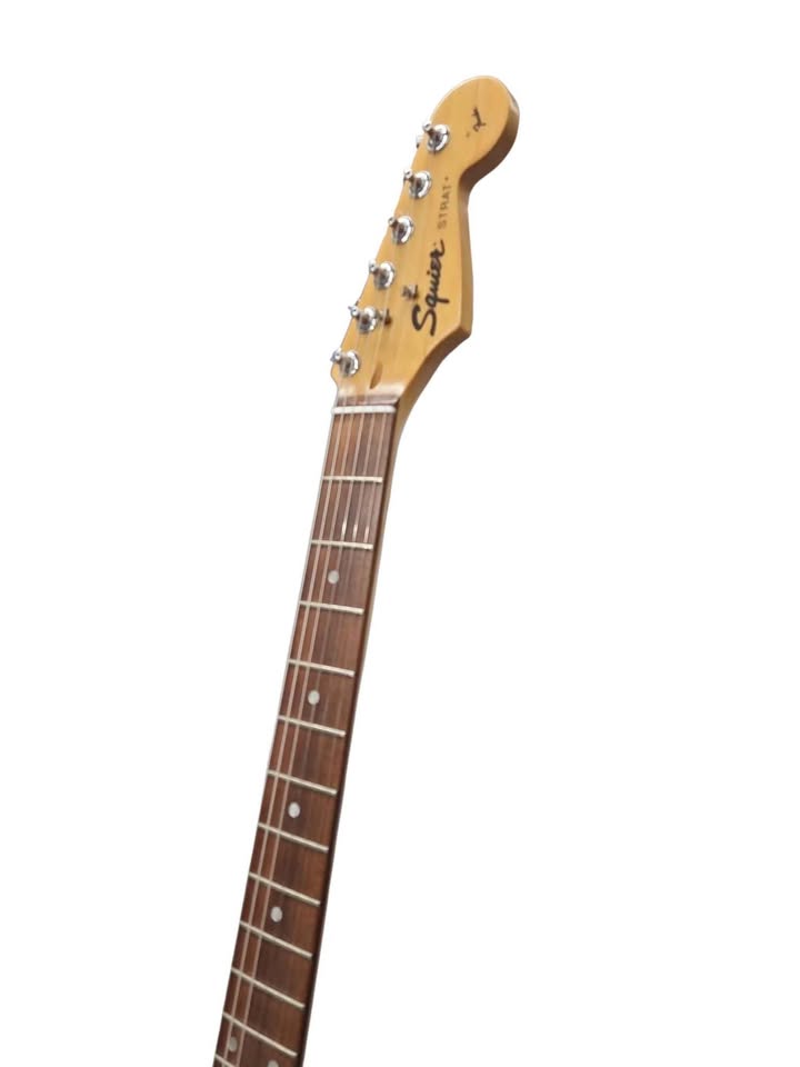 Fender Squire Stratocaster 6 Stringed Electric Guitar - Black & White - Unboxed