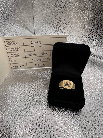 Spiderman 14ct Ring, 7.8g, Size X/Y