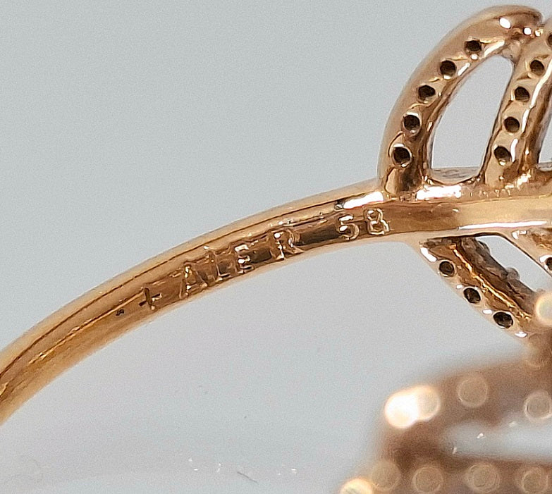 Pandora Light as a Feather Ring Size R