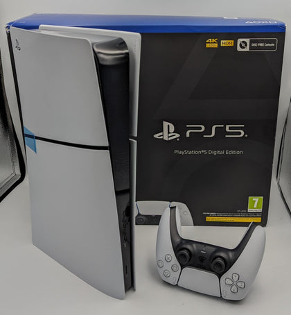 PlayStation 5 Slim Digital Edition Console, 1TB, White, Boxed * See Description*