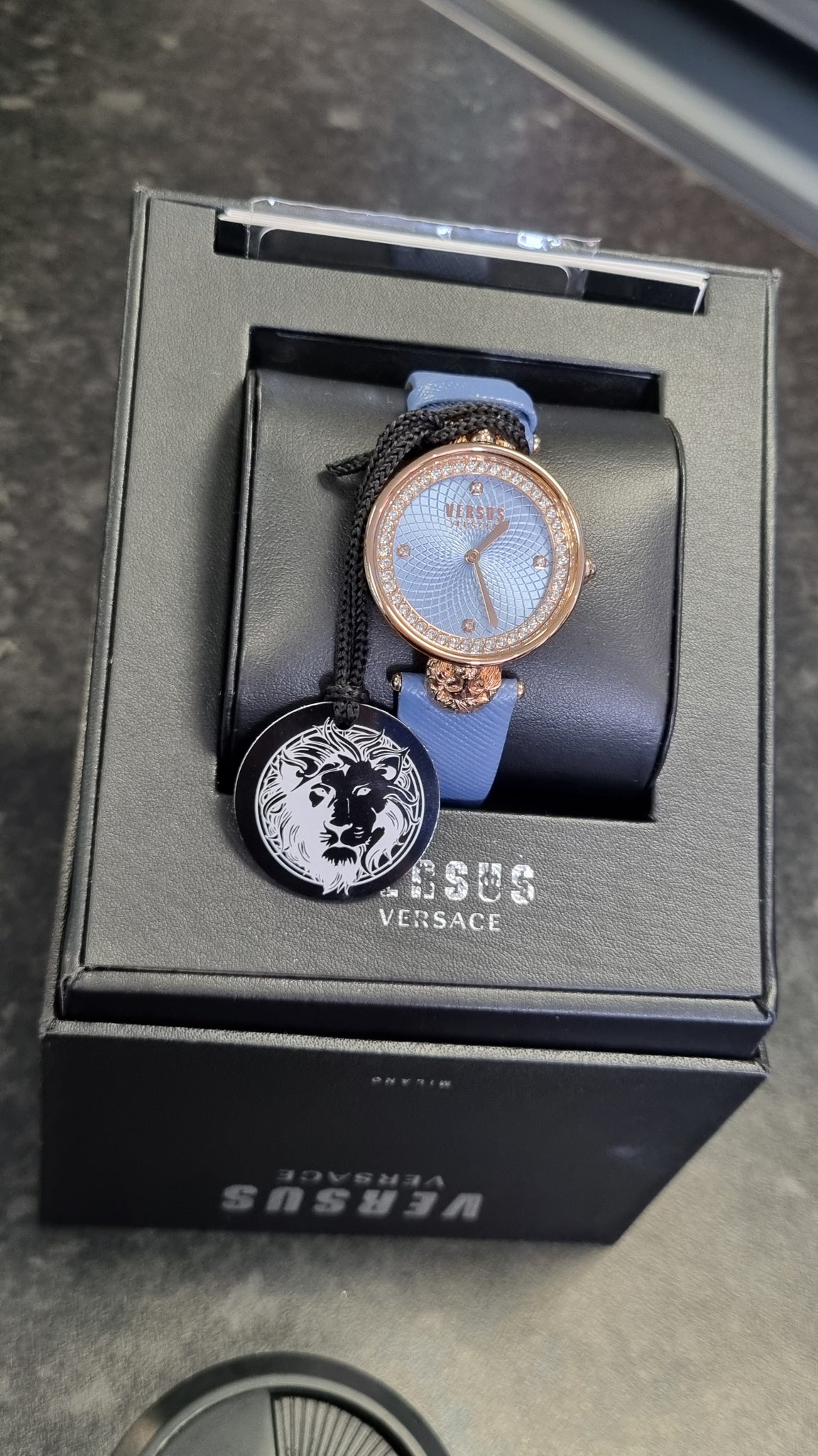Versace versus ladies watch blue new