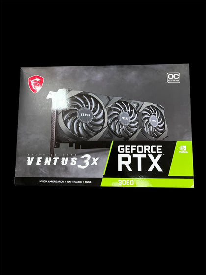 MSI Ventus GeForce RTX 3060 3x 12G OC NVIDIA 12 GB GDDR6 Graphics Card ** Collection Only - Wythenshawe **