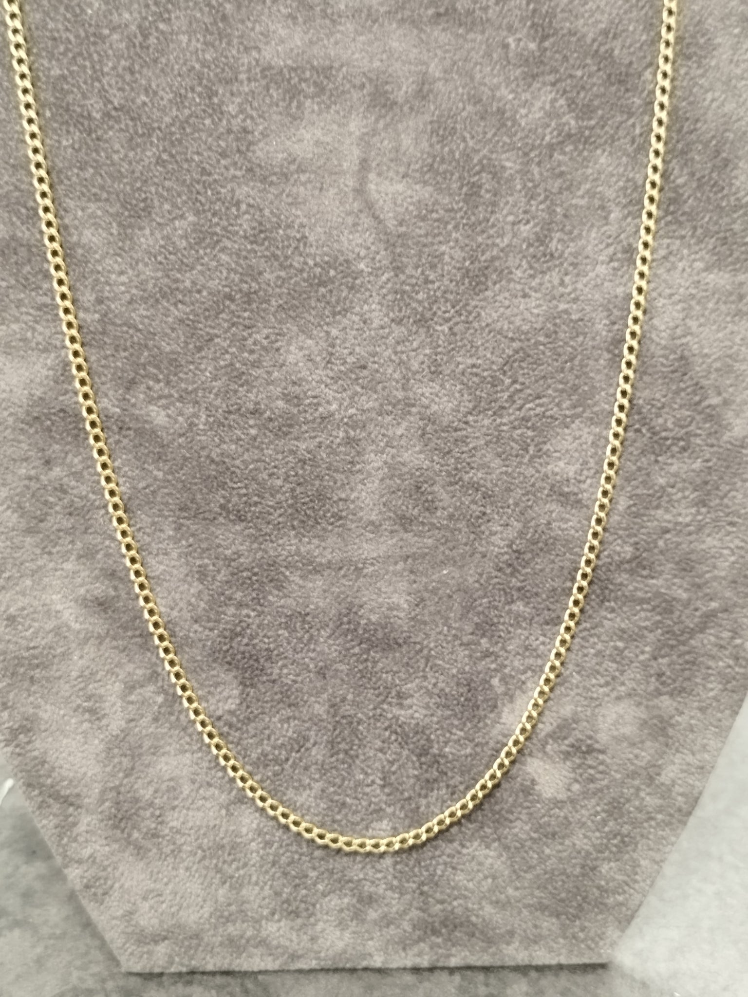 9ct Yellow Gold 23" Curb Chain