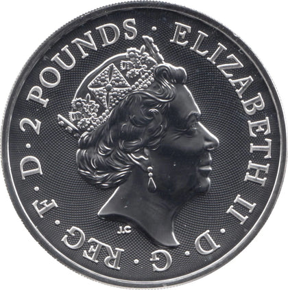 Coin Fine Silver 1oz Lunar £2 Britannia Year Of The Monkey 2016 Royal