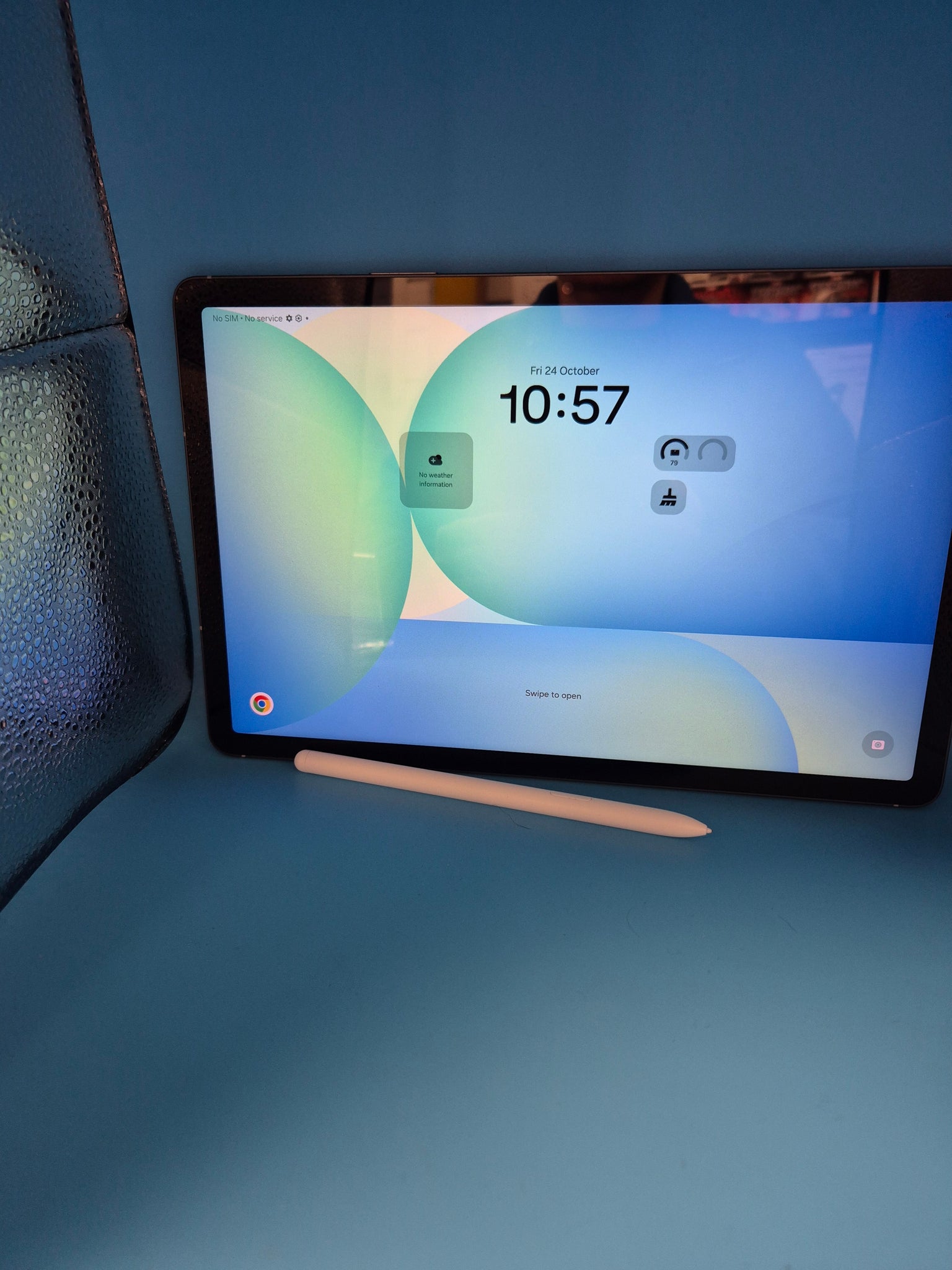 Samsung Galaxy Tab S10 FE with Stylus.