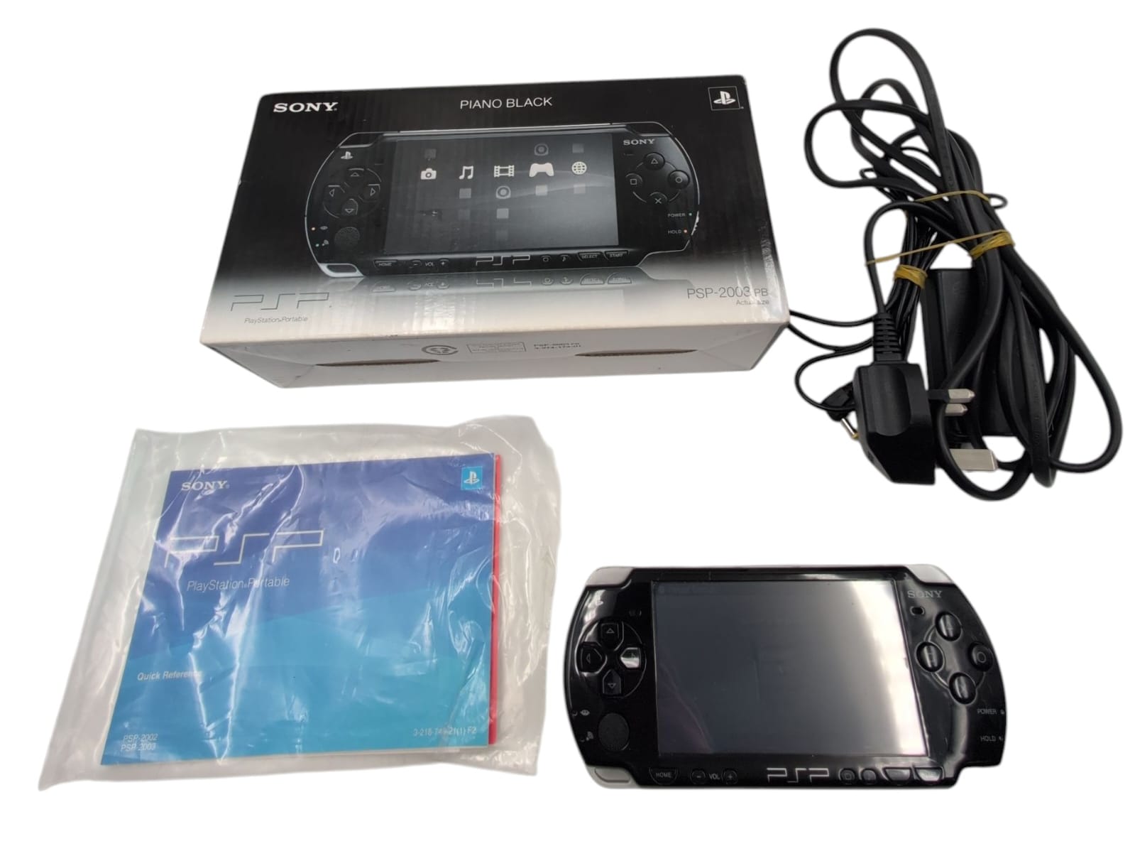 Sony PlayStation Portable (PSP) PSP-2003 PB Black with 512GB SD Card