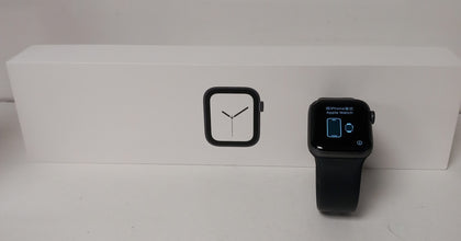 Apple Watch Series 4 40mm - Space Grey Aluminium Case With Black Sport Band Cellular & GPS.