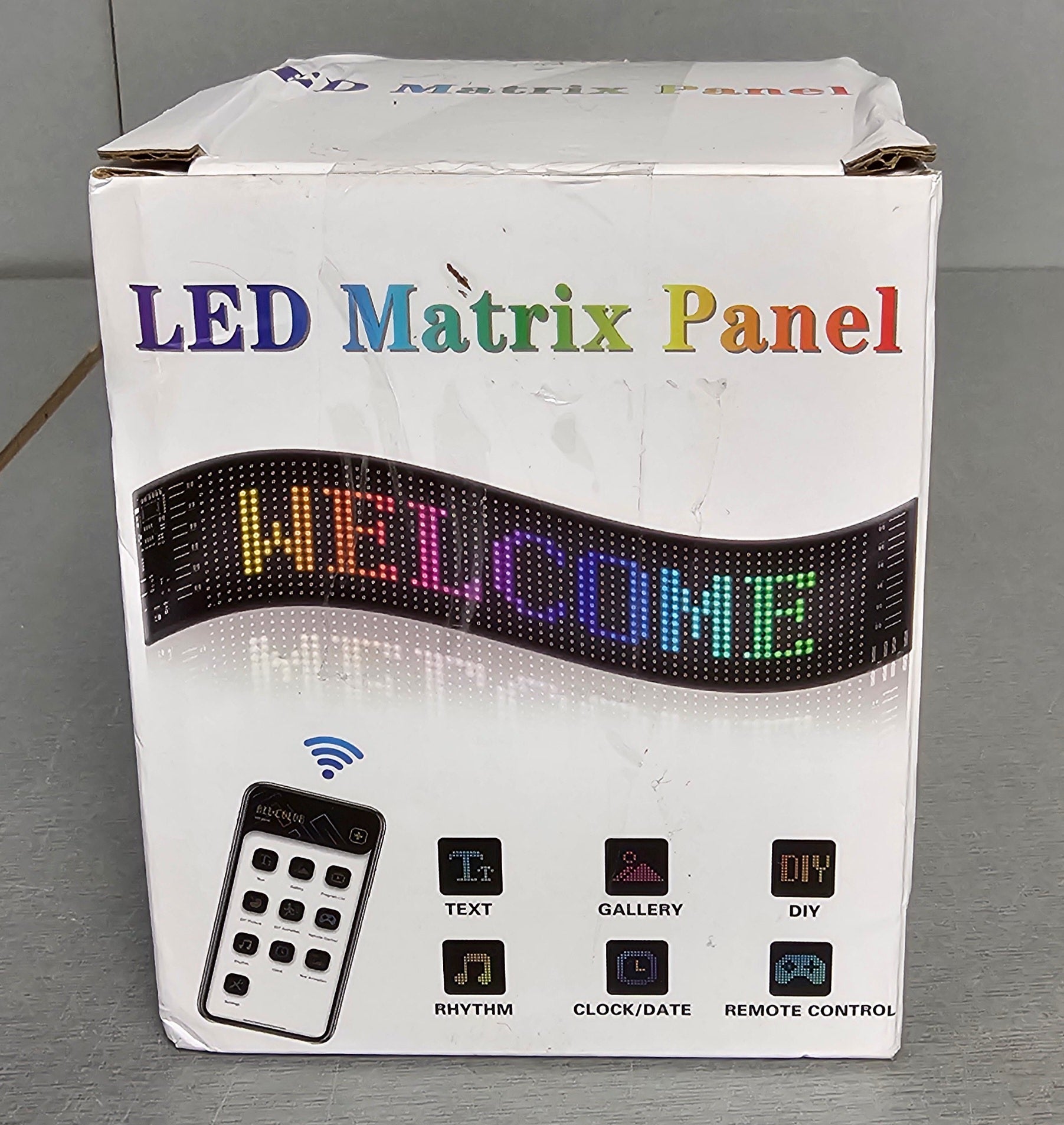 **Sale** BT App Control LED Car Sign, Programmable Flexible USB 5V LED Matrix Panel Waterproof, Custom Text Pattern Animation Scrolling