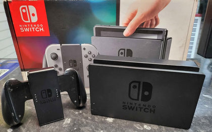 Nintendo Switch Console, 32GB + Grey Joy-Con, Boxed