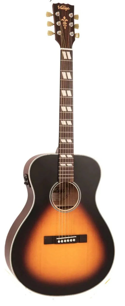 Vintage Series (VE130VSB) Electro Acoustic Guitar - Vintage Sunburst.