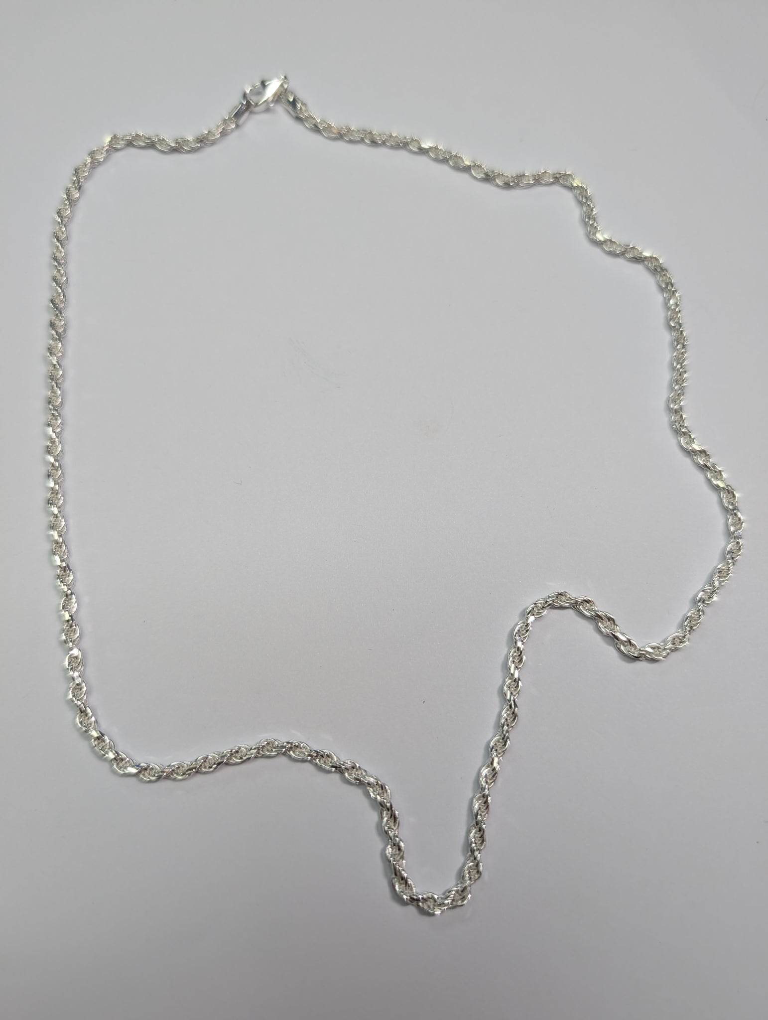 Brand New Silver 925 Rope Chain