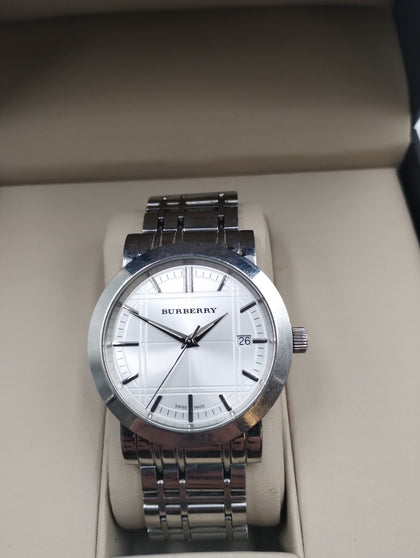 BURBERRY BU130 STAINLESS STEEL WATCH