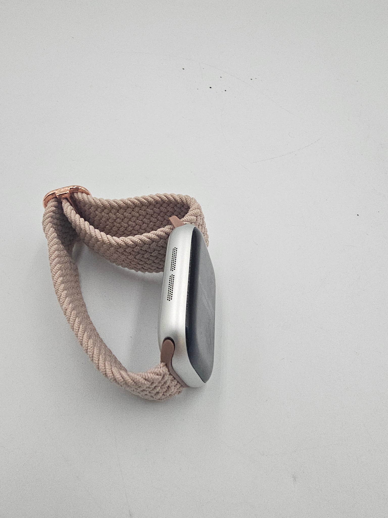Watch Series 10 (GPS) Pink Rope Strap, Silver Aluminium, 42mm,