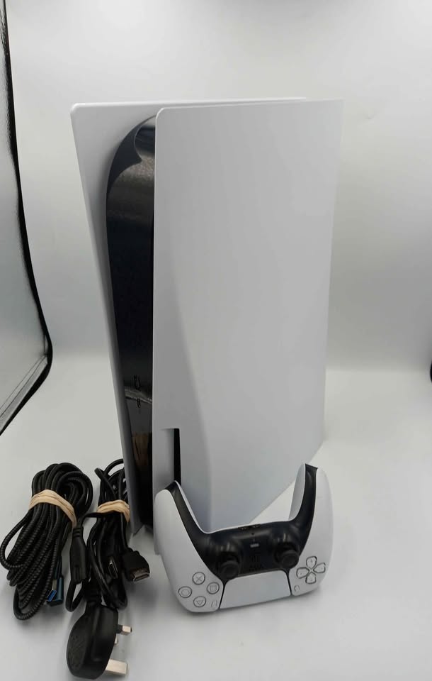 Playstation 5 Console, 825GB, White, Unboxed With White Pad