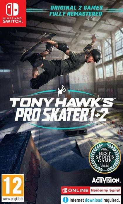 Tony Hawks Pro Skater 1 + 2 Nintendo Switch