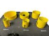Starrett Kfc06021 Electricians 6pc Fast Cut Holesaw Kit Bi-metal **Collection only**