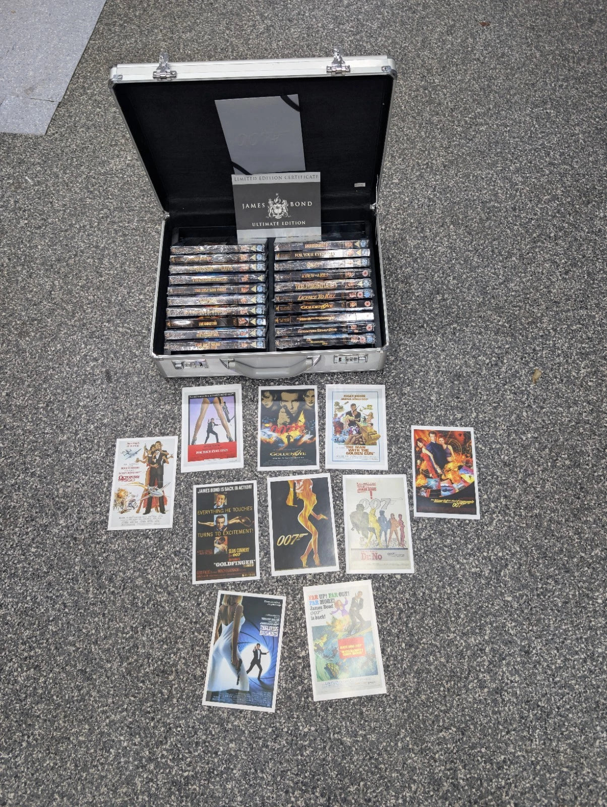 James Bond Ultimate Collection DVD Set 20 Disc Set (Some Opened)