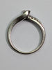 9ct White Gold Diamond Ring - Size K