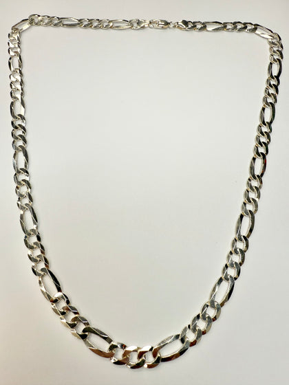 Brand new sterling silver figaro chain 22