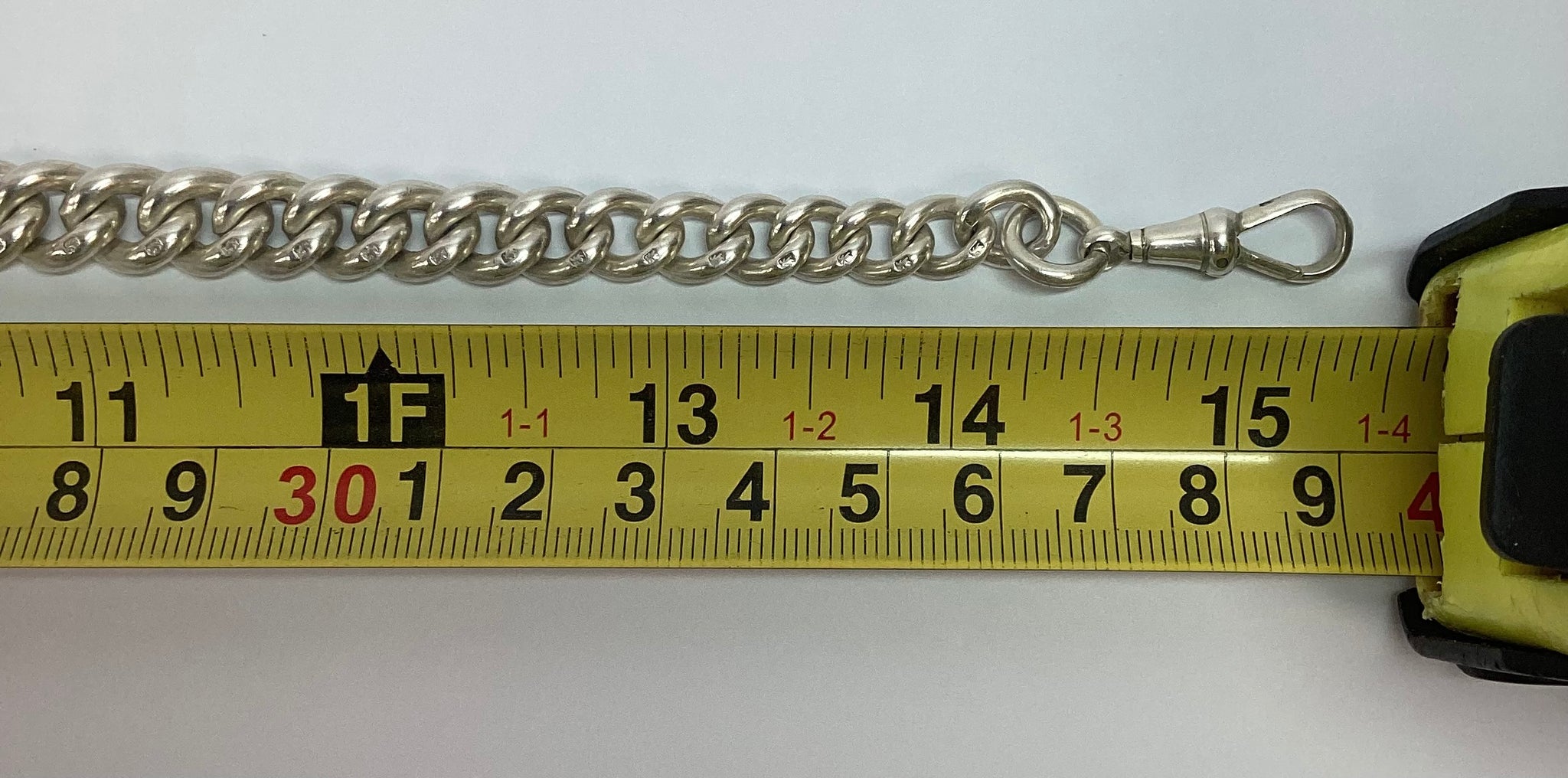 Silver Albert Chain 15-Inches