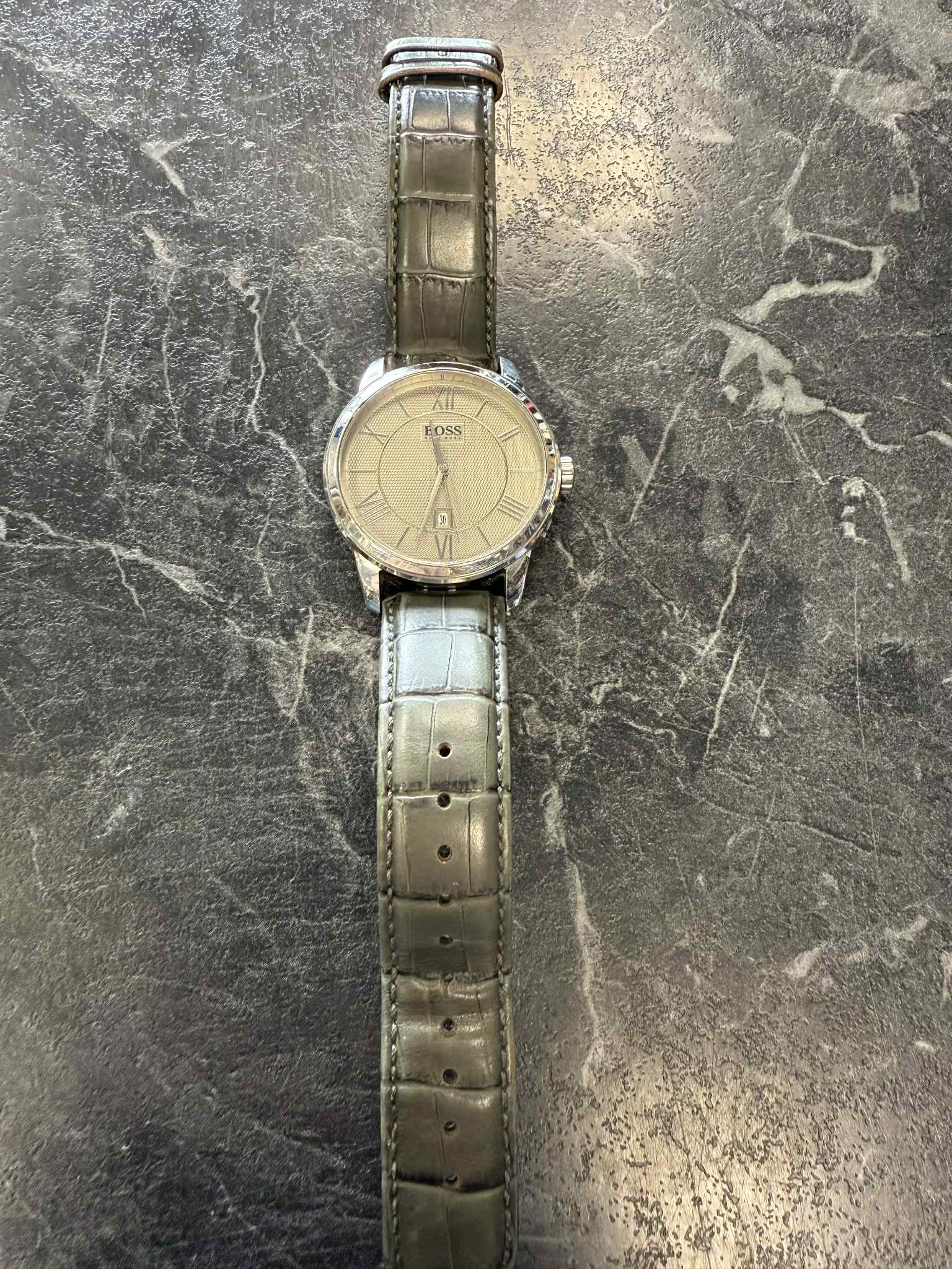 Hugo Boss Gents Leather Watch 1512974 HB 217.1.14.2613