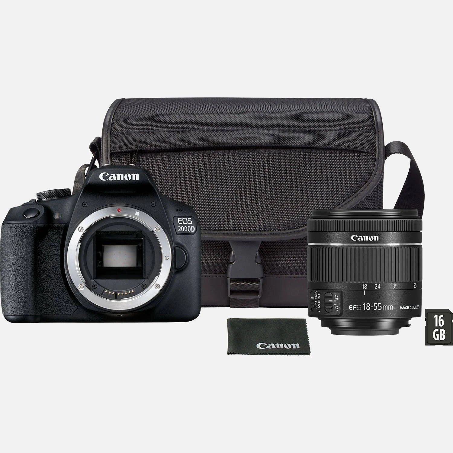 Canon Eos bundle 2 lens's a case and charger