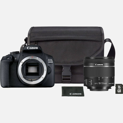 Canon Eos bundle 2 lens's a case and charger