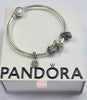 Pandora Bangle with 4 charms