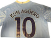 Sergio Kun Aguero Signed Manchester City Football Shirt With Proof