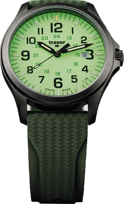 Traser P67 Officer Pro GunMetal Lime - Silicone.