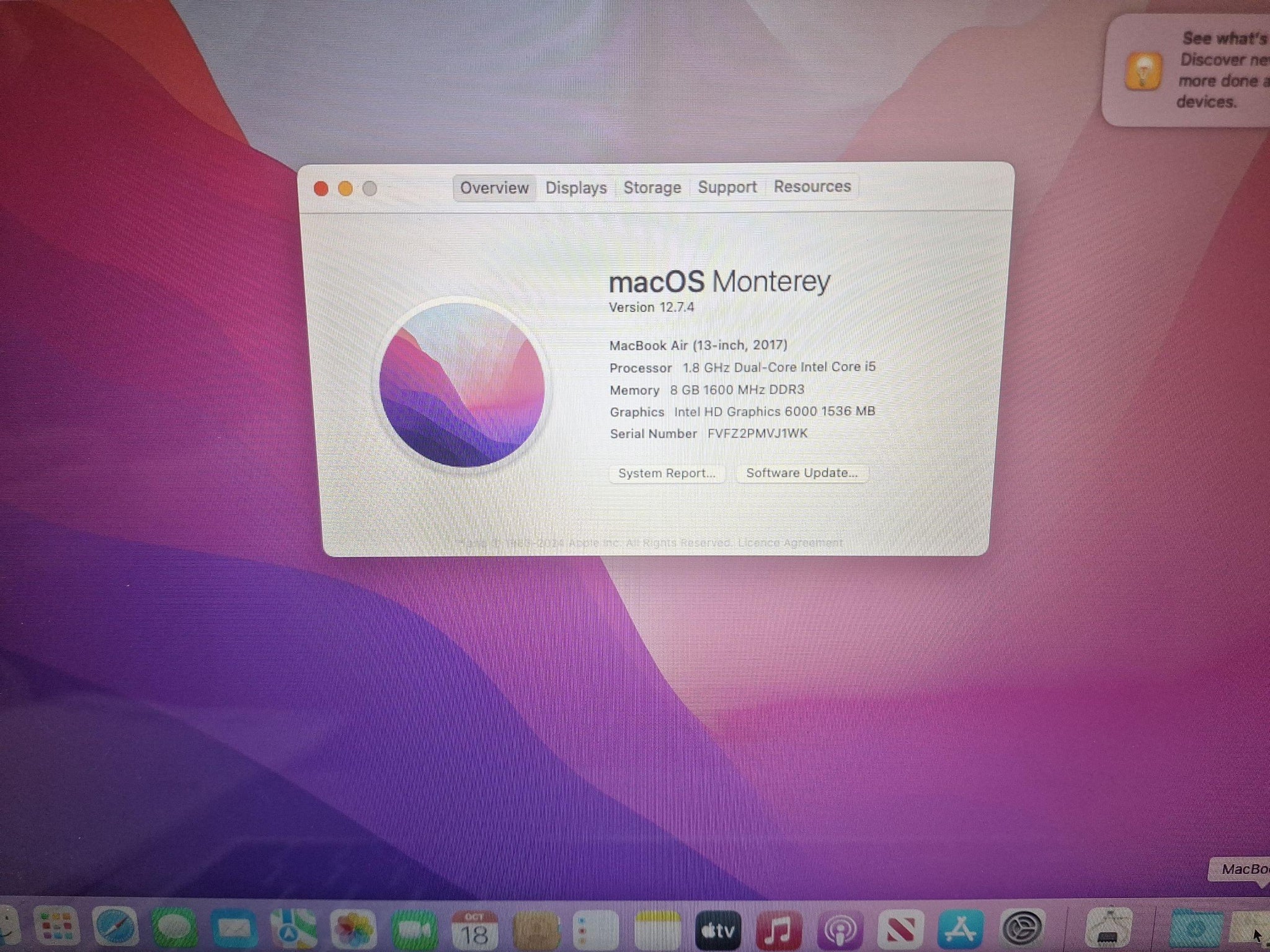 Apple MacBook Air 13" (2017)