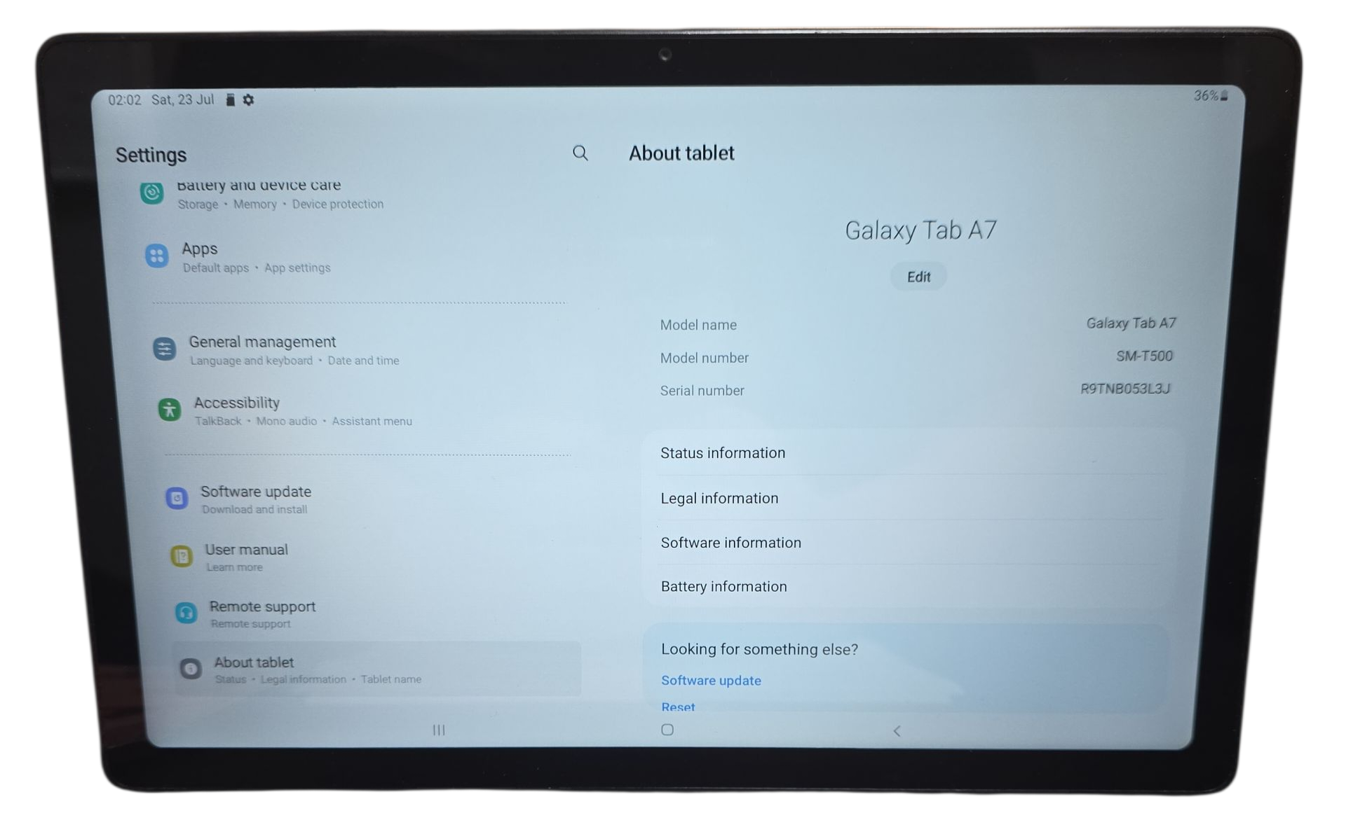Samsung Galaxy Tab A7 32GB