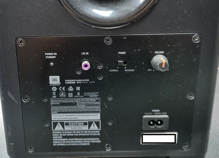 JBL Cinema 510 5.1 speaker system