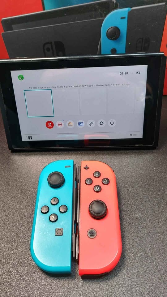 Nintendo Switch Home Gaming Console - 32GB SSD - Neon Joycons - Boxed (Right Joycon Loose)