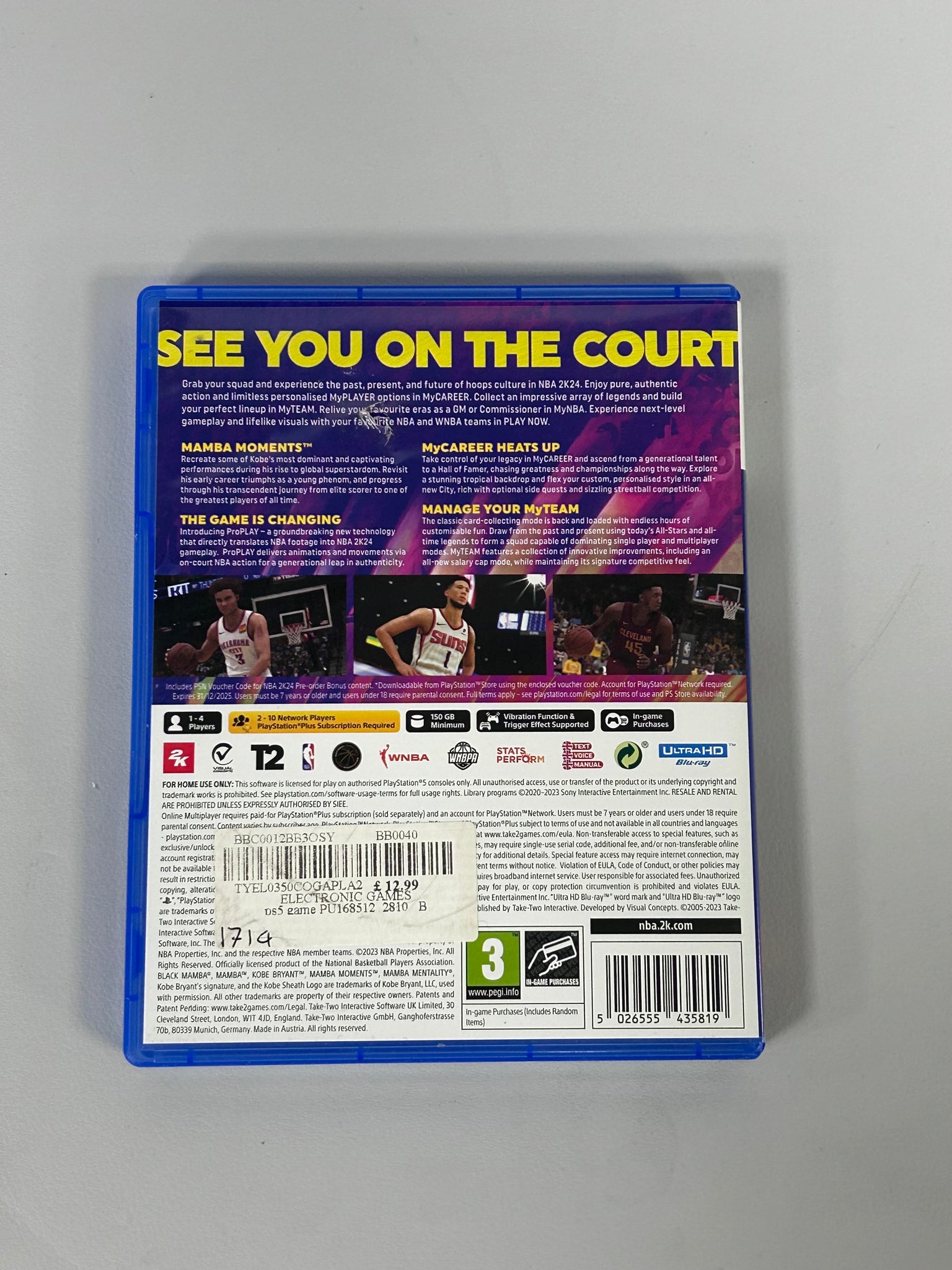 NBA 2K24 Kobe Bryant Edition PS5 (Collection Only)