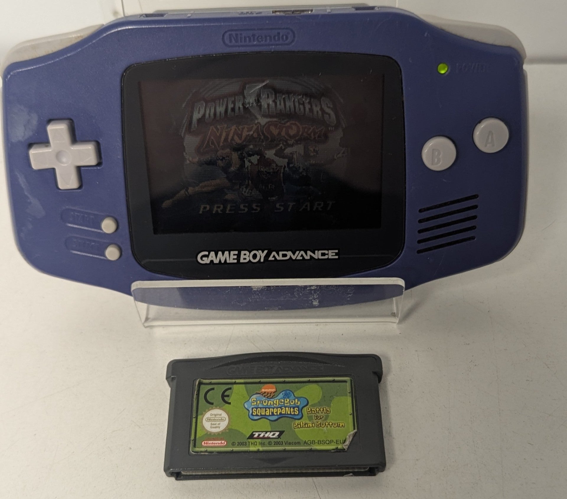 Game Boy Advance Console & 2 Unboxed Games