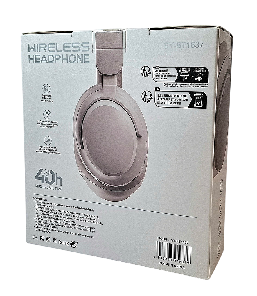 Apex SY-BT1637 Wireless Headphones