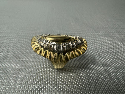 14ct Gold Large Oval Ring.
