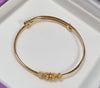 22ct gold baby bangle