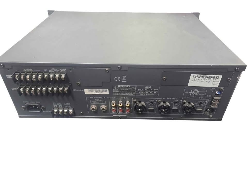 JDM ZA-1240A ZONE Mixing Amplifier