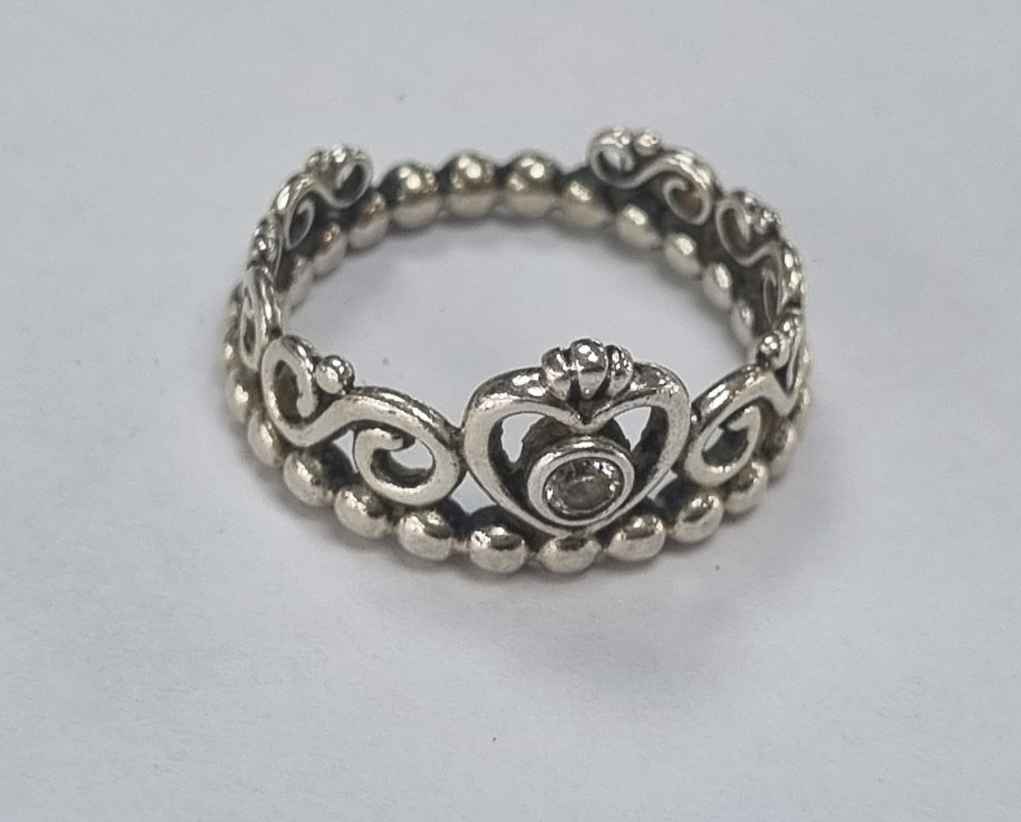 Pandora Princess Silver Ring