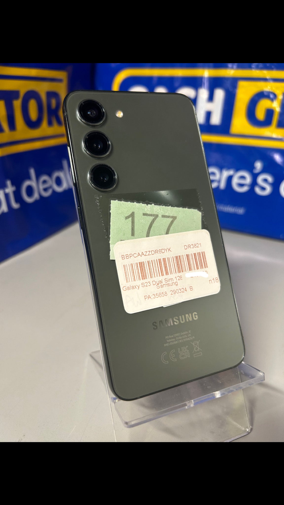 Galaxy S23 Dual Sim 128GB Green, Unlocked